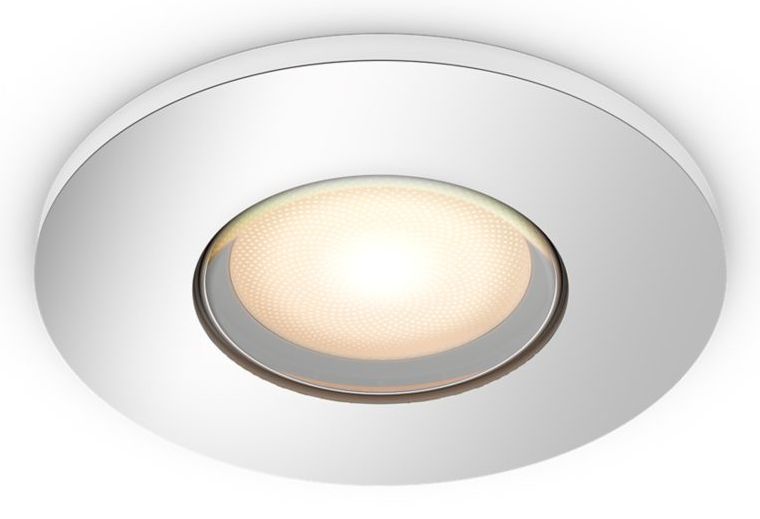 Philips Hue Adore badkamer inbouwspot - warm- tot koelwit licht - chroom - 1-pack