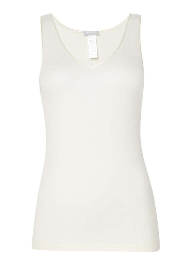 Hanro Hanro Woolen Silk tanktop in wolblend met zijde