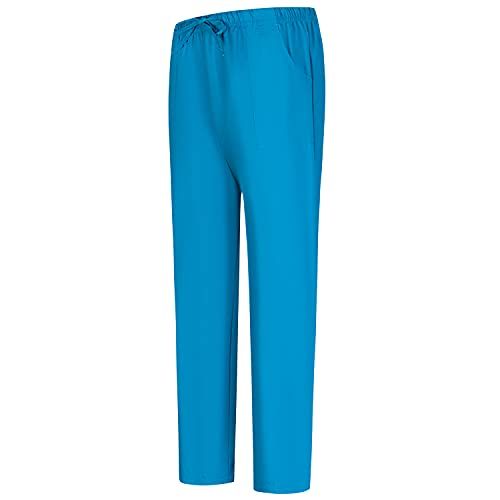 MISEMIYA UNISEX SANITARY PANTS ELASTIC WAIST DOCTOR NURSE UNIFORM VETERINARY CLEANING HOSPITALITY - Ref. 8312