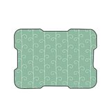 Bonamaison, Digitaal bedrukte muismat, antislip onderkant, voor kantoor en thuis, afmetingen: 22x18 cm