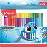 Maped Office Maped Color'Peps Ocean Viltstiften Set - 36 Kleuren in Rits etui