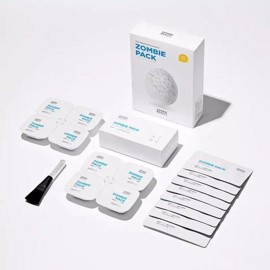 SKIN1004 Face Lift Peeling - Zombie Box - 8 Behandelingen - Pore Tightening - Mee-eters Blackhead Whitehead Treatment - Gift Geschenkset - Allantoin - Panthenol - Lavendel - Propolis - Niacinamide - Korean Beauty - Glowing, Firmer & Smoother Skin
