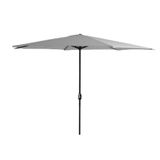 FORNOR Parasol, grijs, diameter 3 x hoogte 2,45 m - 180 g, UV50+