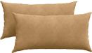 vidaXL - Coussin d'assise - 2 pièces - Marron - 80 x 40 cm - Tissu velours côtelé