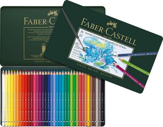 Faber-Castell Albrecht Dürer Aquarelpotloden - 36 stuks - Multi kleur