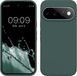 kwmobile telefoonhoesje geschikt voor Google Pixel 11 / Pixel 11 Pro - Hoesje met siliconen coating - Smartphone case in blauwgroen