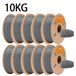 TPU filament d'imprimante 3D - TPU flexible 85A - Diamètre 1,75 mm - Précision ±0,03 mm - Bobine de 10 kg - Gris