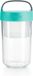 Merkloos Luchtdichte voedselcontainer - perfect voor snacks - 600 ml - turquoise