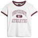 Superdry - Athletic Essentials Ringer T-shirt Dames - Off White Slub - Maat M