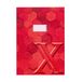 HERMA 20083 schriftomslag A4 karton rood, 10 stuks