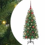 vidaXL Kunstkerstboom Groen 120 cm PE en PVC
