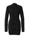 RÆRE by Lorena Rae Robe cocktail 'Dulcia' noir