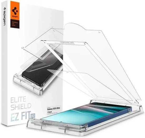 Spigen EliteShield EZ Fit Screen Protector voor Samsung Galaxy S25 Ultra