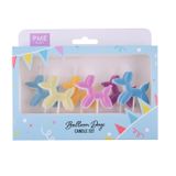 PME Ballonhondjes Kaarsjes Set/6 Meerkleurig