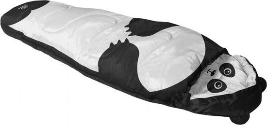 Highlander Mummy Sleeping Bag Kids - Black/White