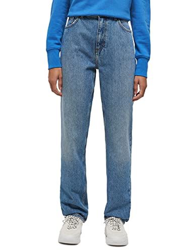 MUSTANG Dames Style Brooks Straight Jeans - Middenblauw - 32W x 30L