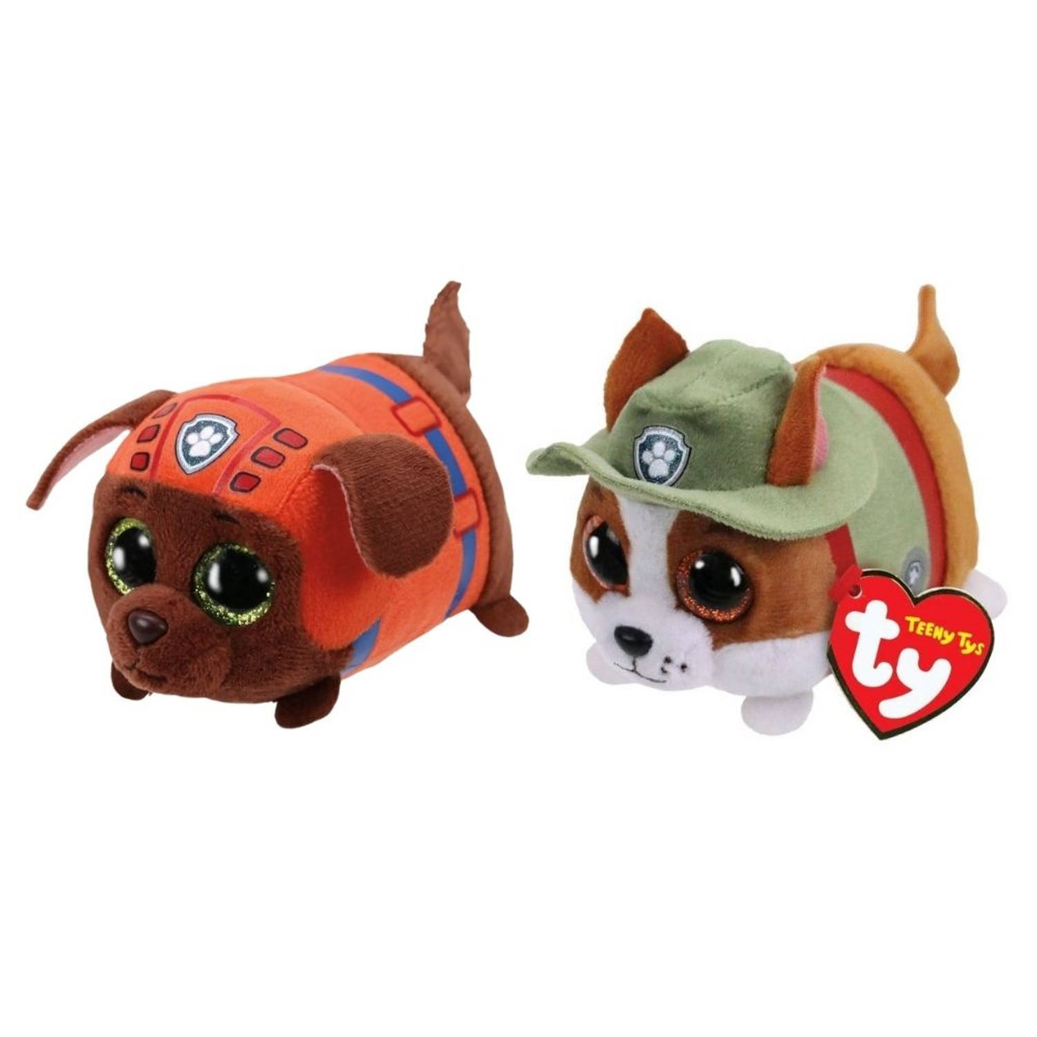 TY - Knuffel - Teeny Paw Patrol - Zuma & Tracker