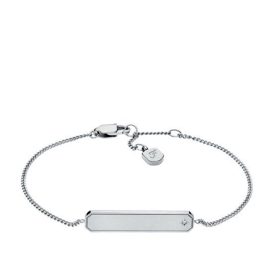 Fossil Sadie Dames Armband Zilverkleurig JF04929040