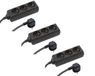 Meister Stekkerdoos 3-voudig - set van 3 - 1,4 m kabel - zwart - IP20