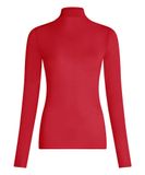 Hunkemöller super soft Turtleneck shirt met Cashmere Rood