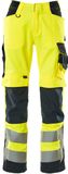 Mascot Safe Supreme Broek met kniezakken 15579-860 - hi-vis geel/donkermarine - C49 - 82