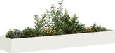 Maison Exclusive - Pot de fleurs, blanc, 360x80x40 cm, acier