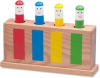 Jouets - Jouet Pop-Up - Jouet Bébé en Bois - 12 Mois et Plus