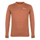 Salewa Puez Melange Dry M L/S Tee heren T-Shirt