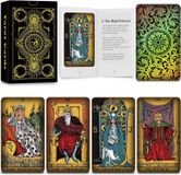 Tarotkaarten met gidsboek - Set van 78 - PVC waterdicht anti-rimpel luxe or classique