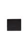 Piquadro Portefeuille pour homme avec fenêtre d'identification rabattable en cuir, Noir et argent, Décontracté