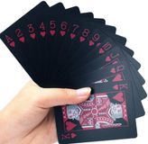 Vesper Products Speelkaarten Waterdicht - Kaartspel - Waterdicht - Luxe Set - Familiespel - Handig Voor Vakantie - Pokerkaarten - Zwart/Rood
