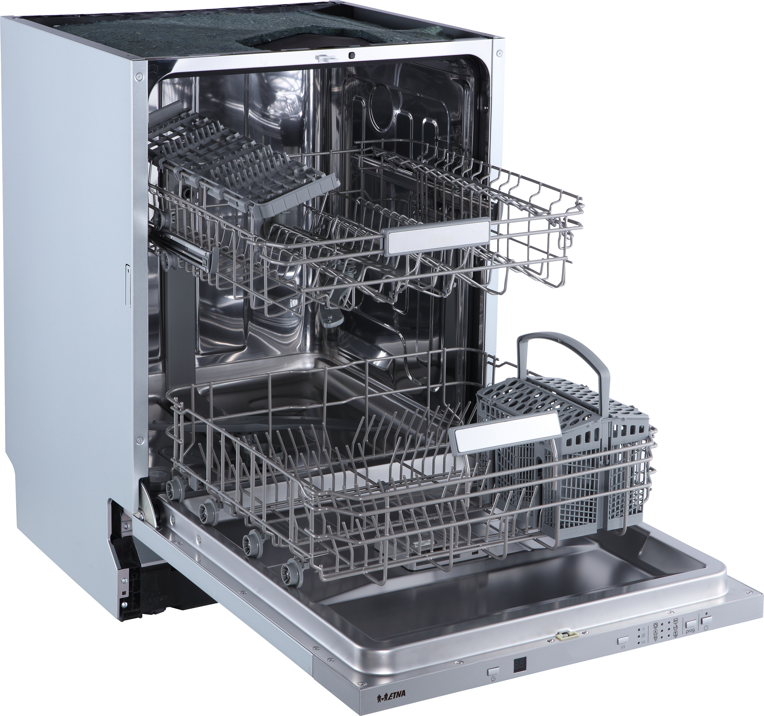 ETNA VW544N - Inbouw Vaatwasser - 14 Couverts - 44dB - Energielabel D - Volledig Integreerbaar