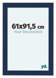 yd. Cadre photo 61x91,5 cm - MDF - Bleu foncé balayé - Como