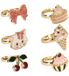 Konges Sløjd Anneaux - Lot de 6 - Kitty Bonbons Or
