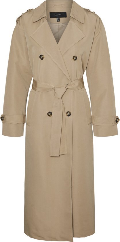 VERO MODA VMCHLOE LONG TRENCHCOAT GA NOOS Dames Trenchcoat - Maat M