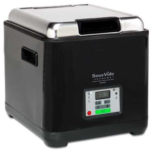SousVide Supreme SVS09L Demi 9 Liter Water Oven gecoat staal, zwarte afwerking