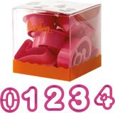 Decora Koekjesuitsteker Plastic - Nummerset pk/9 5x2cm