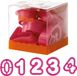 Decora Koekjesuitsteker Plastic - Nummerset pk/9 5x2cm