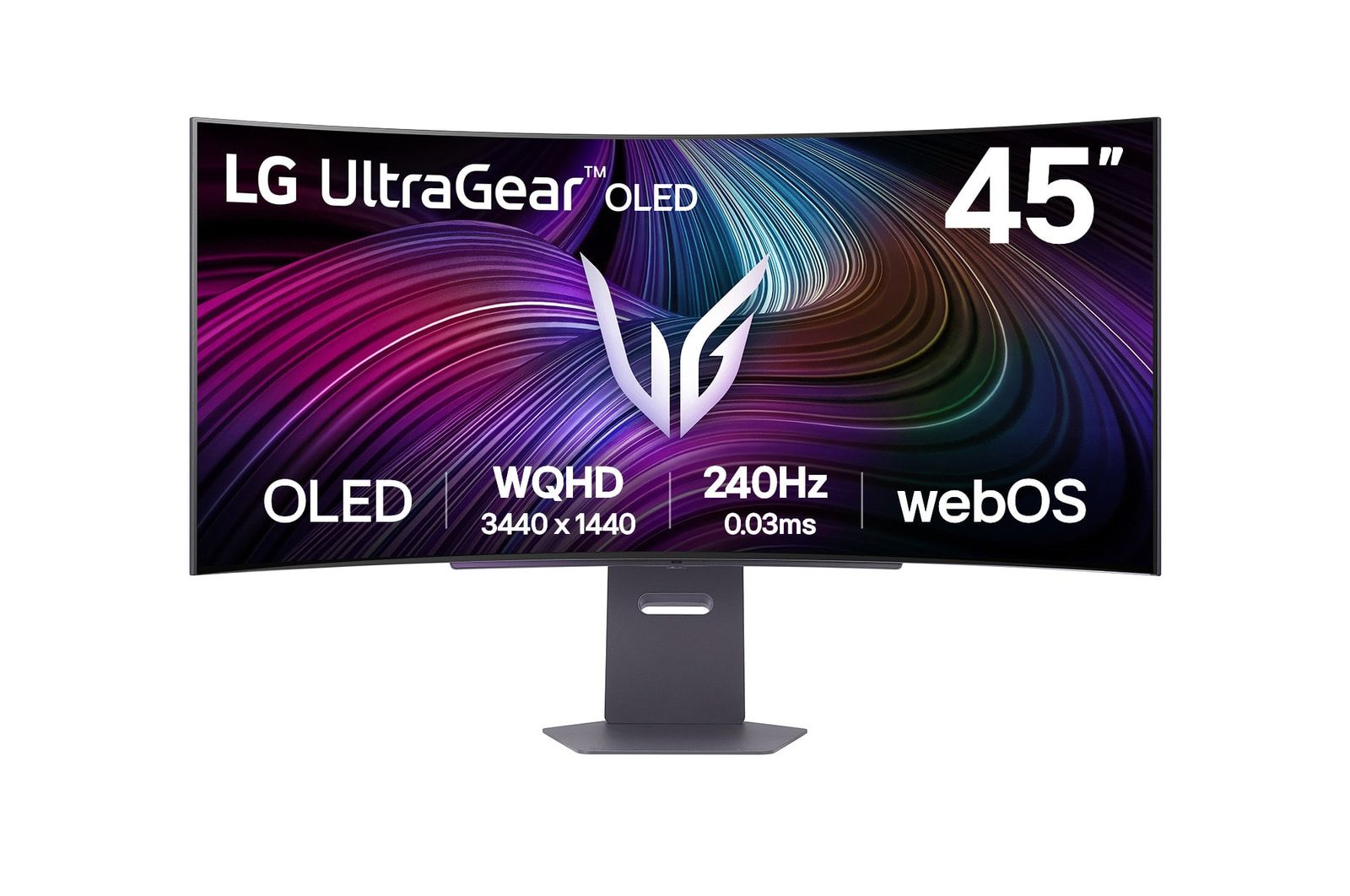LG 45GX90SA-B 45" OLED Curved Gaming Monitor - 3440x1440, 240Hz, FreeSync Premium, G-Sync Compatible