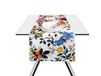 Excelsa Fiori Frida tafelloper, 100% katoen, 140 x 45 cm