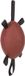 Flamingo HS Towo Rugbybal met Linten Cognac 21cm