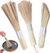 Bamboe Wok Borstel - Keukenborstel Set - 3 Stuks - Écologique