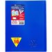 Clairefontaine 981422C Pak met 10 Geniete Schriften Koverbook Blauw Marineblauw - 24x32 cm - 96 Pagina's Grote Ruitjes - Wit Papier 90 g - Polypro Omslag