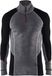 Blaklader 46991736 Ondergoed Ritssluiting XWARM 100% MERINO, middelgrijs/zwart, maat XXL