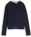 Tom Tailor - Vest met zijde - Maat M - sky captain blue