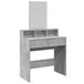 vidaXL Kaptafel met spiegel 80x41x144,5 cm betongrijs