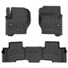 Frogum No.77 - Automatten set - Geschikt voor Land Rover Discovery IV 2009-2016 - 3D TPE Rubber - 3-delig - Zwart