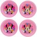 STOR Set de 4 assiettes enfant Minnie Mouse