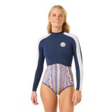 Rip Curl G-bomb 1.5 Mm Good Spring Combinaison shorty à manches longues pour femme avec fermeture éclair dans le dos