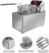 Equivera Poêle à beignets professionnelle - 4L - Inox